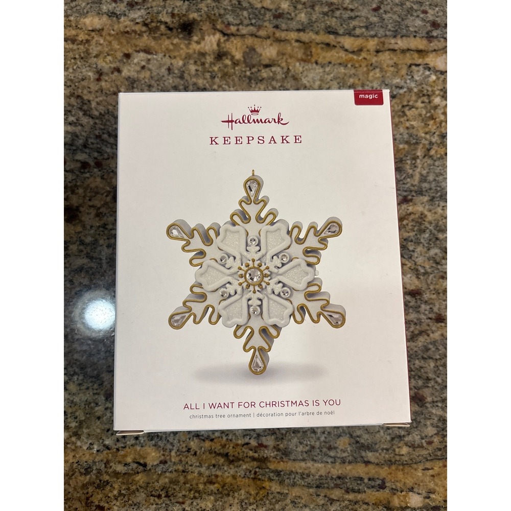 Hallmark Keepsake 2018‎ All I Want For Christmas Is You Mariah Carey Ornament